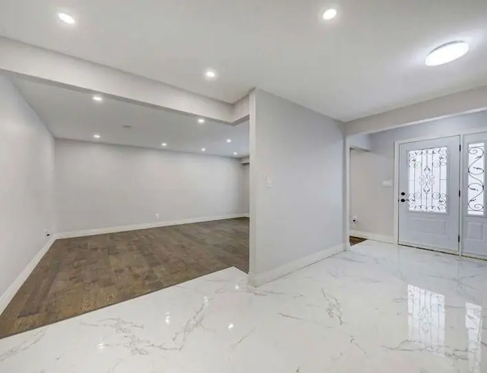 Marble-floored room, final clean